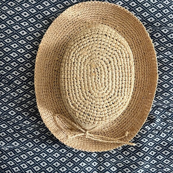 Scala Raffia Straw Bucket Hat main image 6